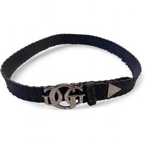 GUESS Vintage Black Leather Belt